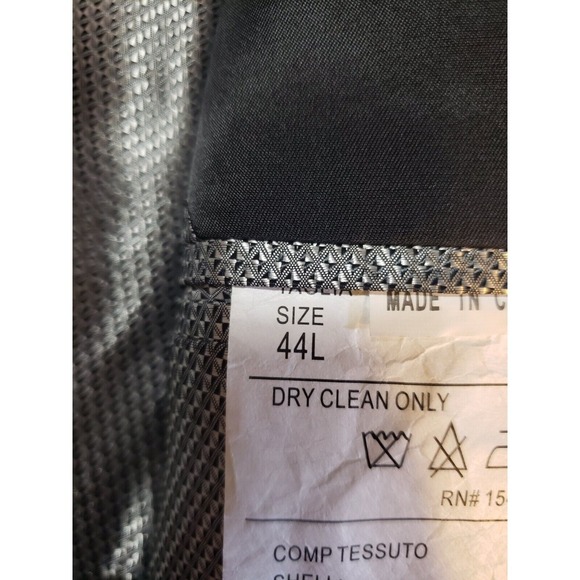 Woodland Mens Slim Fit Jacket Black 44L Single Breasted Double Vented Collared - Picture 13 of 16